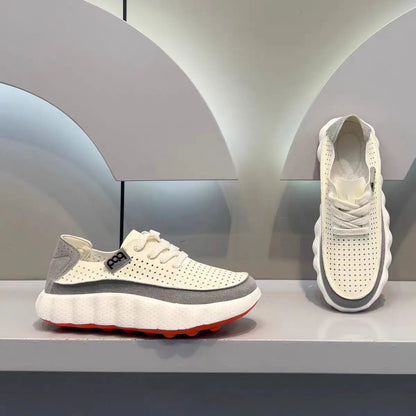 Men's Chunky Platform Sneakers - Breathable Non-Slip Running & Casual Walking Shoes