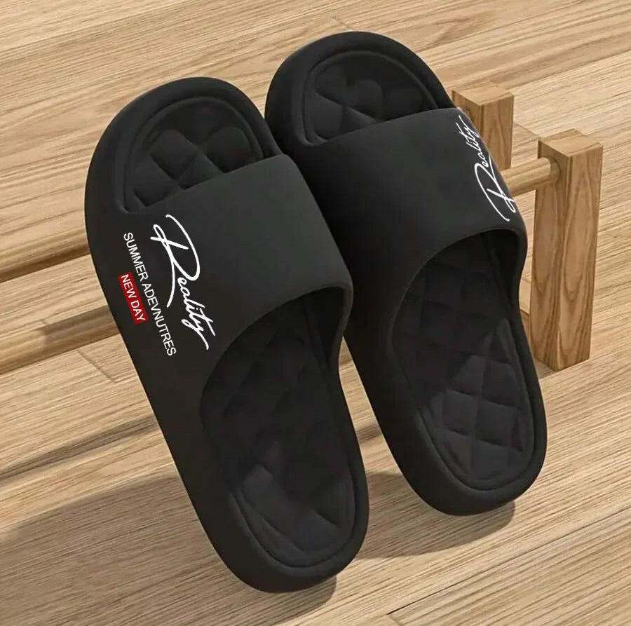 Men’s EVA Summer Slippers – Lightweight Soft Anti-Slip Indoor & Outdoor Casual Home Shoes with Innovative Design