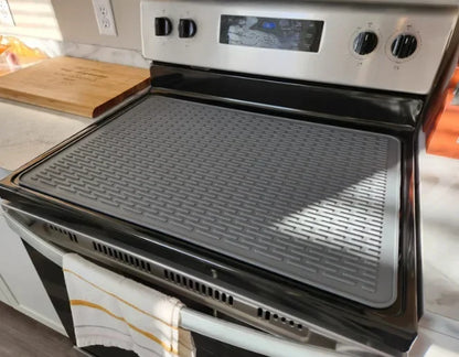 Large Silicone Stove Mat | Multifunctional Induction Stove Top Cover & Kitchen Drain Protector