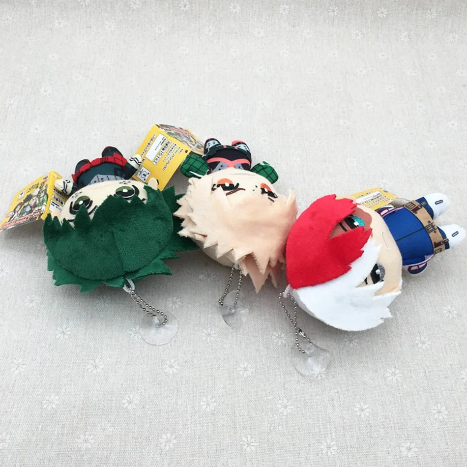 My Hero Academia Plush Toys 15–27cm – Izuku Midoriya, Katsuki Bakugou & Shouto Todoroki Stuffed Dolls for Kids Gifts