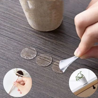 100pcs Strong Double-Sided Adhesive Dots – Acrylic Tape Fastener for DIY Crafts, Scrapbooking, and Fixing