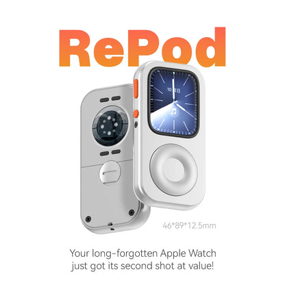 RePod Aluminum Alloy Apple Watch Case - Protective Click Wheel Cover for Series 7, 8 & 9