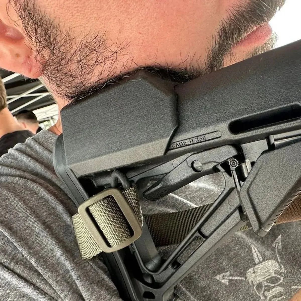 Tactical CTR Stock Riser - CQB Cheek Rest Heightening Pad for AR15 M4 Rifles, Airsoft & Shooting Accessories