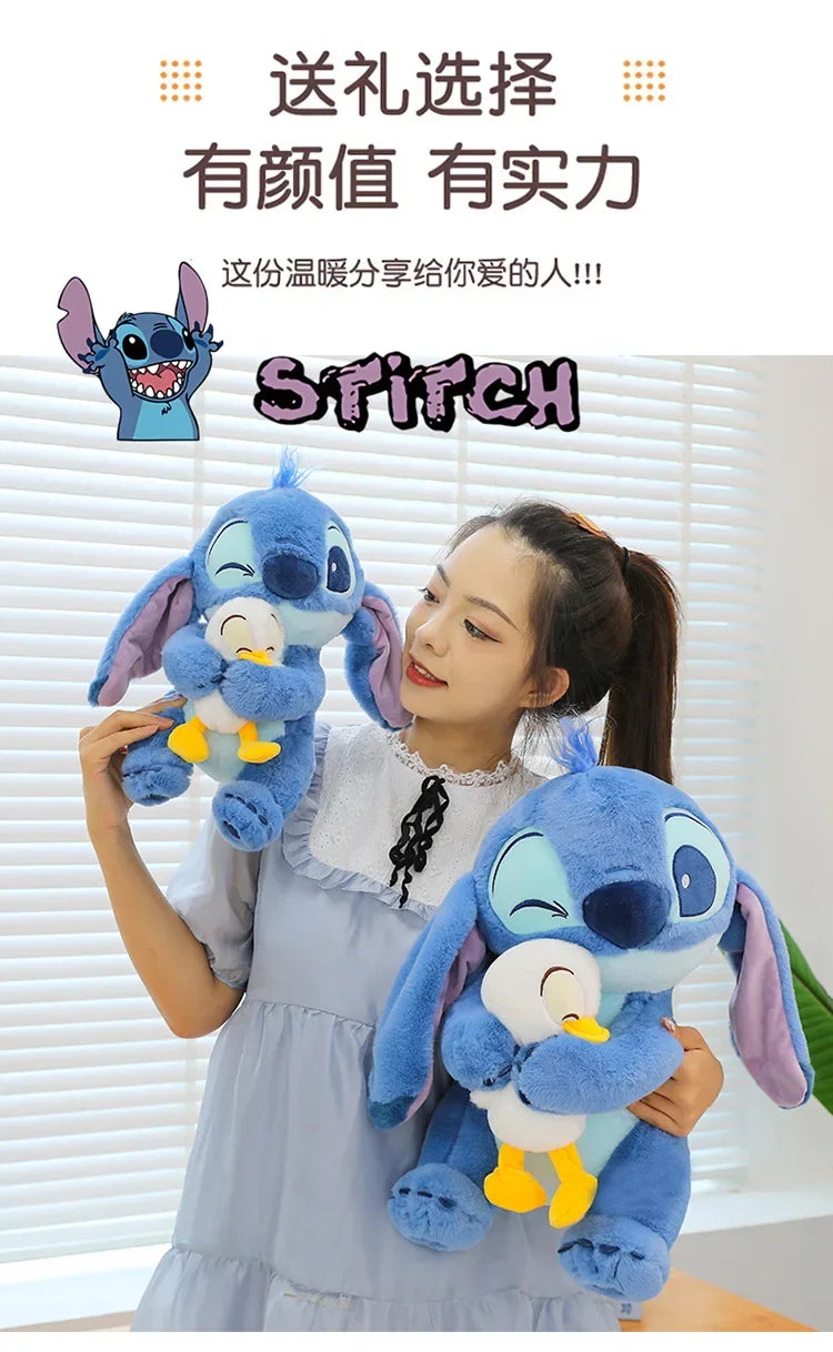 30/45cm Disney Stitch & Lilo Plush Dolls – Cute Donald Duck Stuffed Toys for Kids’ Birthday Gifts & Home Decoration