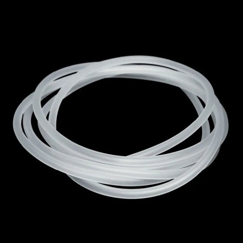 Silicon Aquarium Oxygen Pump Hose - 4x6mm, 1m/3m/5m/10m, Food Grade Tube for Fish Tank & Pond