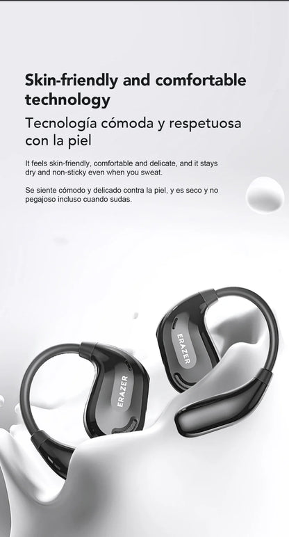 ERAZER XT66PRO Bluetooth Earphones – ASMR Headsets, DIY App, AI Translator, Wireless Earbuds with 13-Hour Battery Life & Display