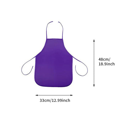 12pcs Kids Non-woven Fabric Apron - Class Craft Art Painting Children Apron, Disposable Safety Cleaning Apron, Student Drawing Bib