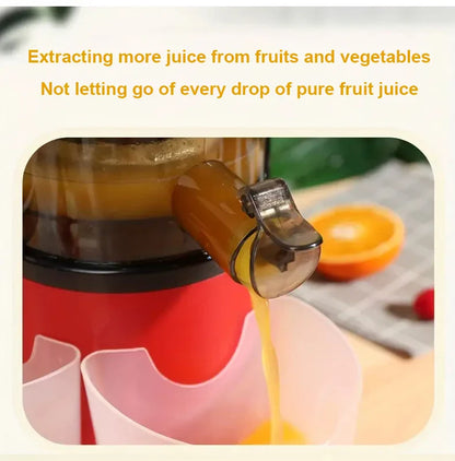 Portable Electric Fruit Juicer — Mini Household Juicer Cup for Fresh Orange & Fruit Juice Separation