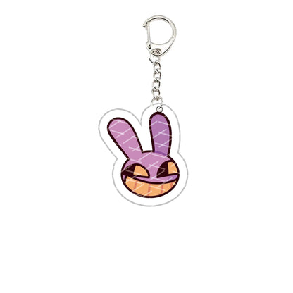 The Amazing Digital Circus Acrylic Keychain – Pomni, Jax, Ragatha, Gangle & Kinger Fan Gift Keyring for Bags & Accessories