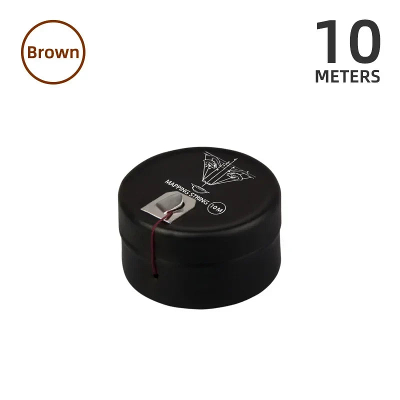 Microblading Eyebrow Mapping String - 10/20M Pre-Inked Brow Mapping Thread for Permanent Makeup Tattoo Design Tool