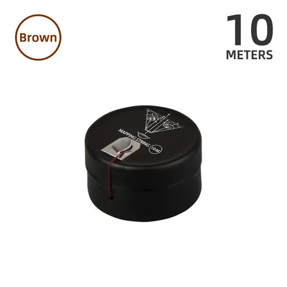 Microblading Eyebrow Mapping String - 10/20M Pre-Inked Brow Mapping Thread for Permanent Makeup Tattoo Design Tool