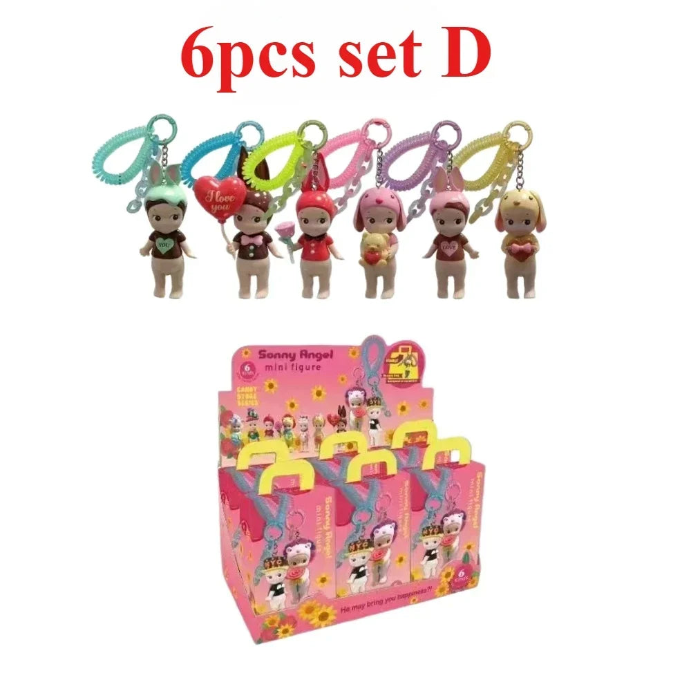 Candy House Keychain Blind Box – Cute Handmade Doll Bag Pendant for Girls
