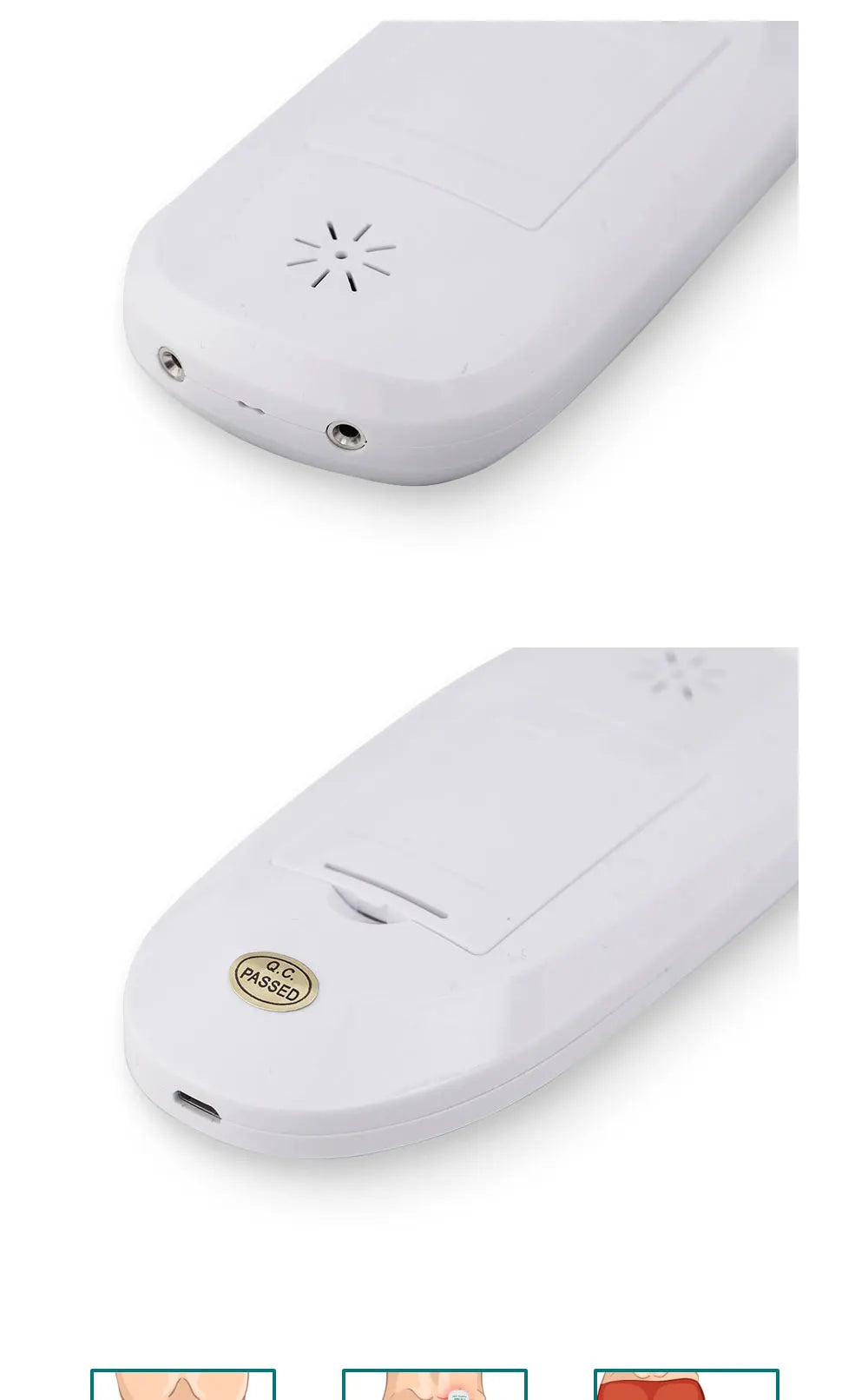 Digital TENS EMS Massager — Electric Pulse Muscle Stimulator with Electrode Pads for Back and Neck, Home Use