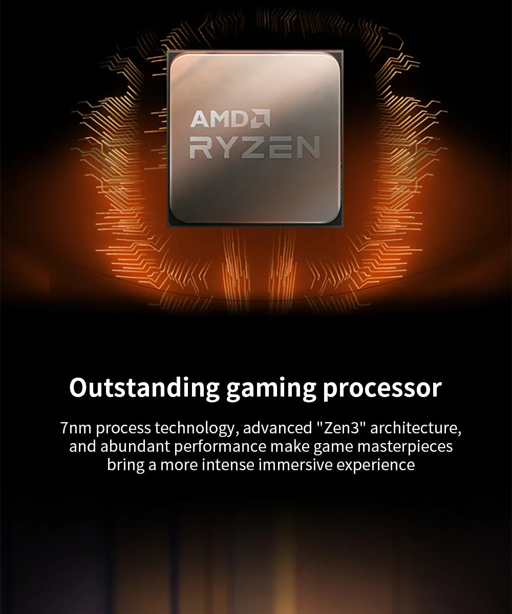 AMD Ryzen 7 5700X – 8-Core 16-Thread Desktop Gaming CPU, Up to 4.6GHz, Socket AM4