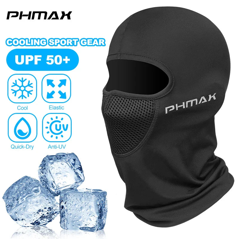PHMAX Motorcycle Balaclava Riding Mask – Full Face Windproof Warm Breathable Hood Scarf for Biker Wind & Cold Protection