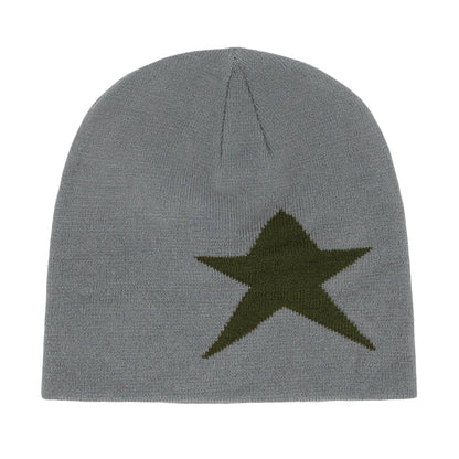 Y2K Letter Knitted Beanie Cap – Unisex Winter Autumn Warm Ski Skullcap, Hip Hop Streetwear Ear Cover Hat for Men & Women