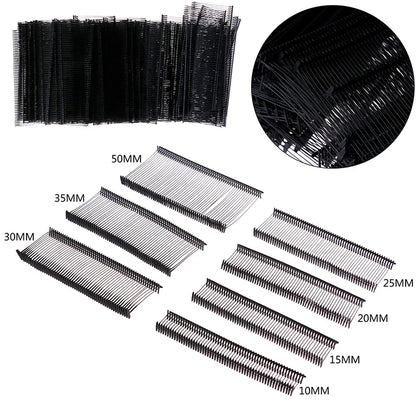 1000pcs Tagging Gun Barbs — 10/15/20/35/50/75mm Plastic Tag Pins Fasteners