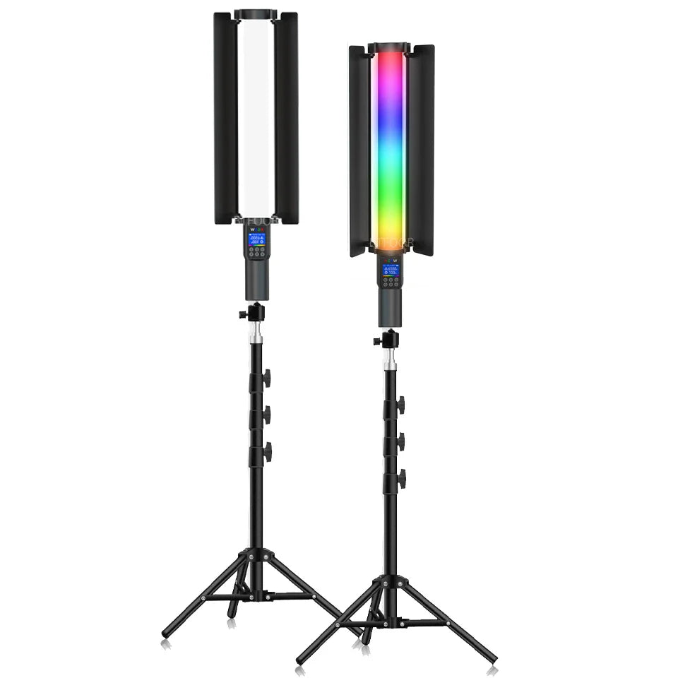 RGB Photography Video Light Stick – Colorful LED Wand with Tripod Stand for Party, Fill Light, and Speedlight