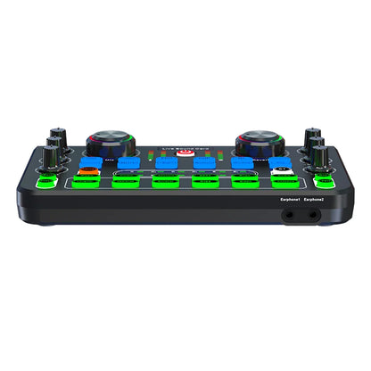 HD X60 Professional Sound Card – English Version Audio Mixer for Karaoke, KTV, Singing, and Live Broadcast