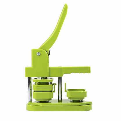 50x50mm Square Badge Press Machine - Rotating Manual for Refrigerator Magnets, Business Gifts, Home & Office Use