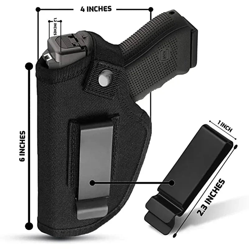 Universal Airsoft Gun Holster — IWB/OWB 9mm Holster for Men & Women