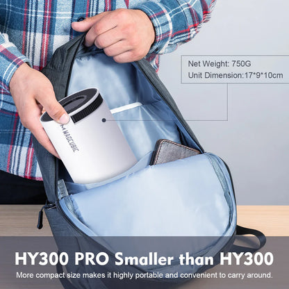 Magcubic HY300 PRO Projector - 4K Android 11, Dual Wifi6, 260ANSI, BT5.0, 1080P Home Cinema & Outdoor Projector