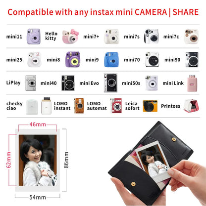 Fujifilm Instax Mini White Edge Film – 10/20 Sheets for Mini 11, 9, 8, 25, 50s Instant Cameras