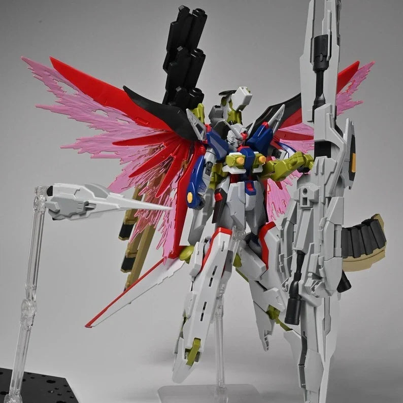 GAOGAO HG 1/144 A-GXQ754V2 Destiny Zeus & ZGMF-X42S Robot Model Kit — Plastic Action Figure Assembly Toy