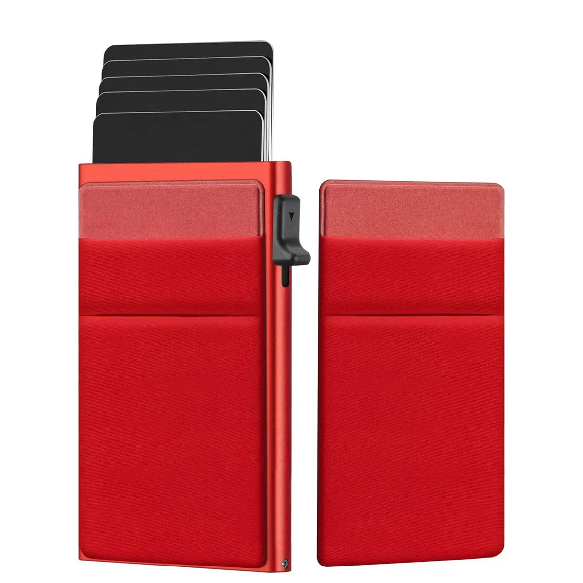 RFID Credit Card Holder for Men – Slim Minimalist Metal Wallet, Luxury ID Bank Card Case, Compact Carteras