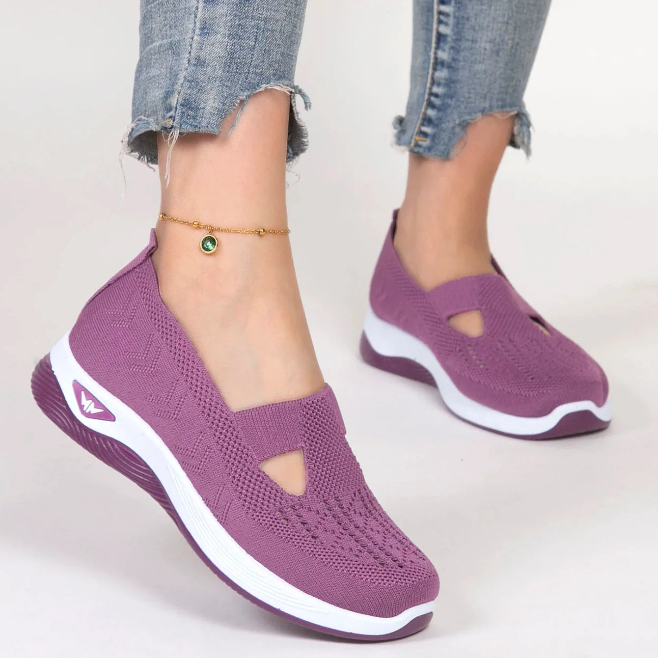 Spring Women's Sports Shoes – Breathable, Lightweight, Non-Slip, Wear-Resistant Casual Sneakers