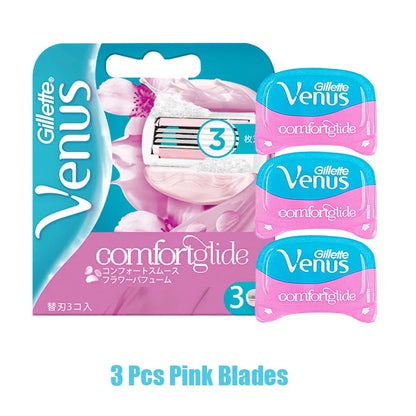 Gillette Venus Safety Razor for Women - 3/5 Blade Shaver for Face, Arms, Legs, and Hair Removal