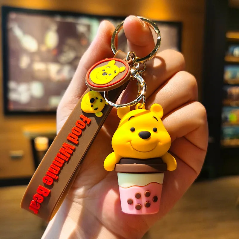 Kawaii Anime Disney Toy Story Keychain – Cartoon Doll Pendant Keyring for Kids, Personalized Gift