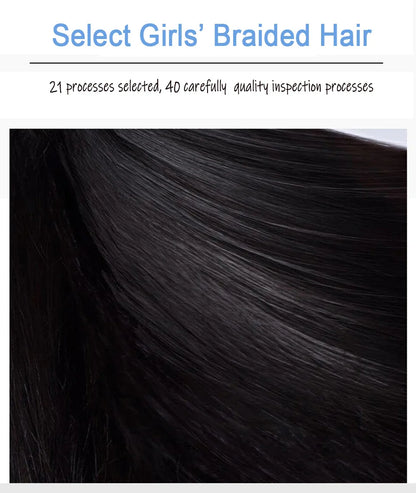 Dazzeal Human Hair Topper – 100% Real Straight Hair, Lace Base, Clip-In with Bangs, 10x12cm, 360° Coverage