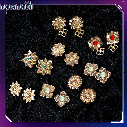 Rumii Miraa Zoeyy Cosplay Earrings — DokiDoki Metal Headwear for Halloween & Costume Accessories