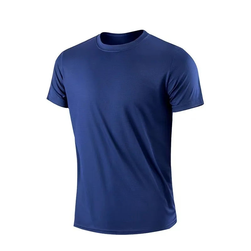 Men's Quick-Dry Sports T-Shirt - Lightweight Short Sleeve Running & Gym Fitness Top