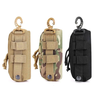 Tactical MOLLE Shockproof Eyeglass Case – Portable 1000D Nylon Protective Hunting Sunglasses Box