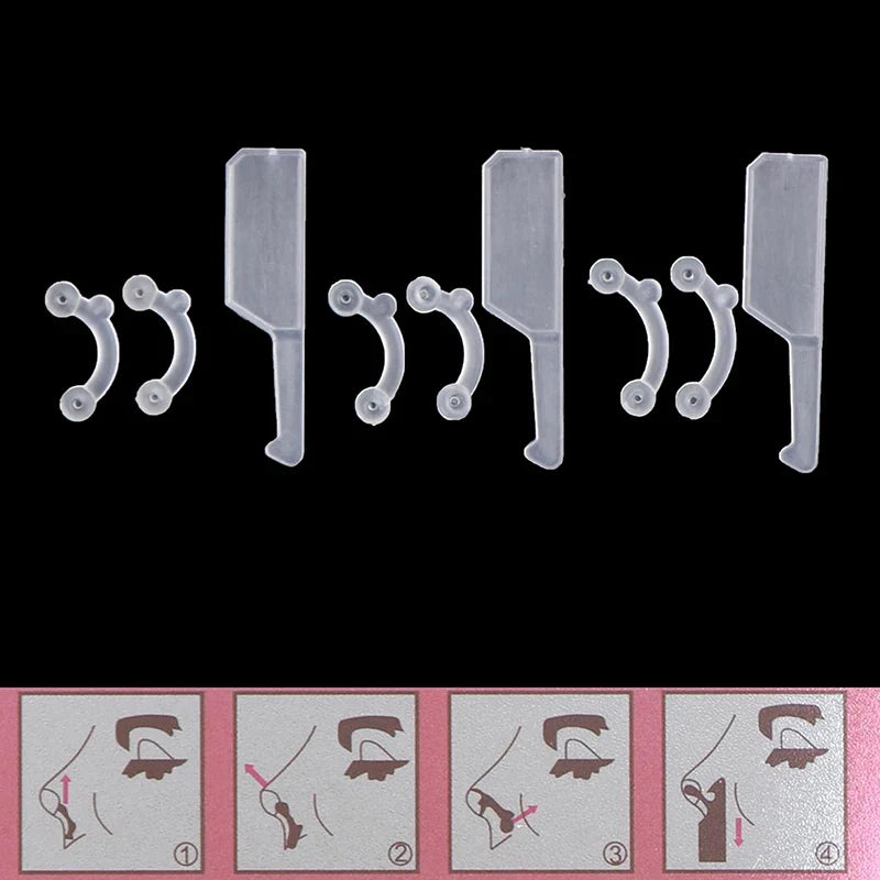 6PCS Nose Shaping Lifter Set - 3-Size Nose Bridge Massage and Beauty Tools
