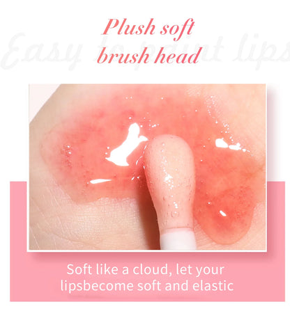 Crystal Jelly Lip Oil – Moisturizing & Plumping Tinted Lip Gloss for Sexy, Glossy Lips