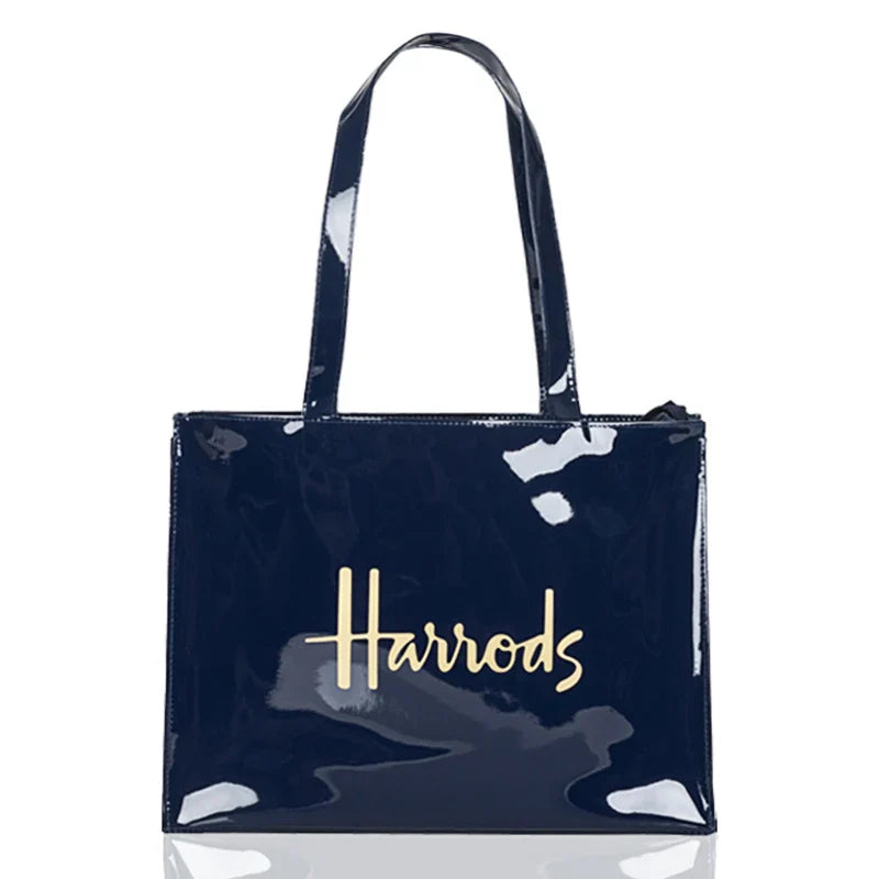 Simple Stylish PVC Reusable Shopping Bag – Luxury Eco-Friendly Waterproof Tote for Summer Beach