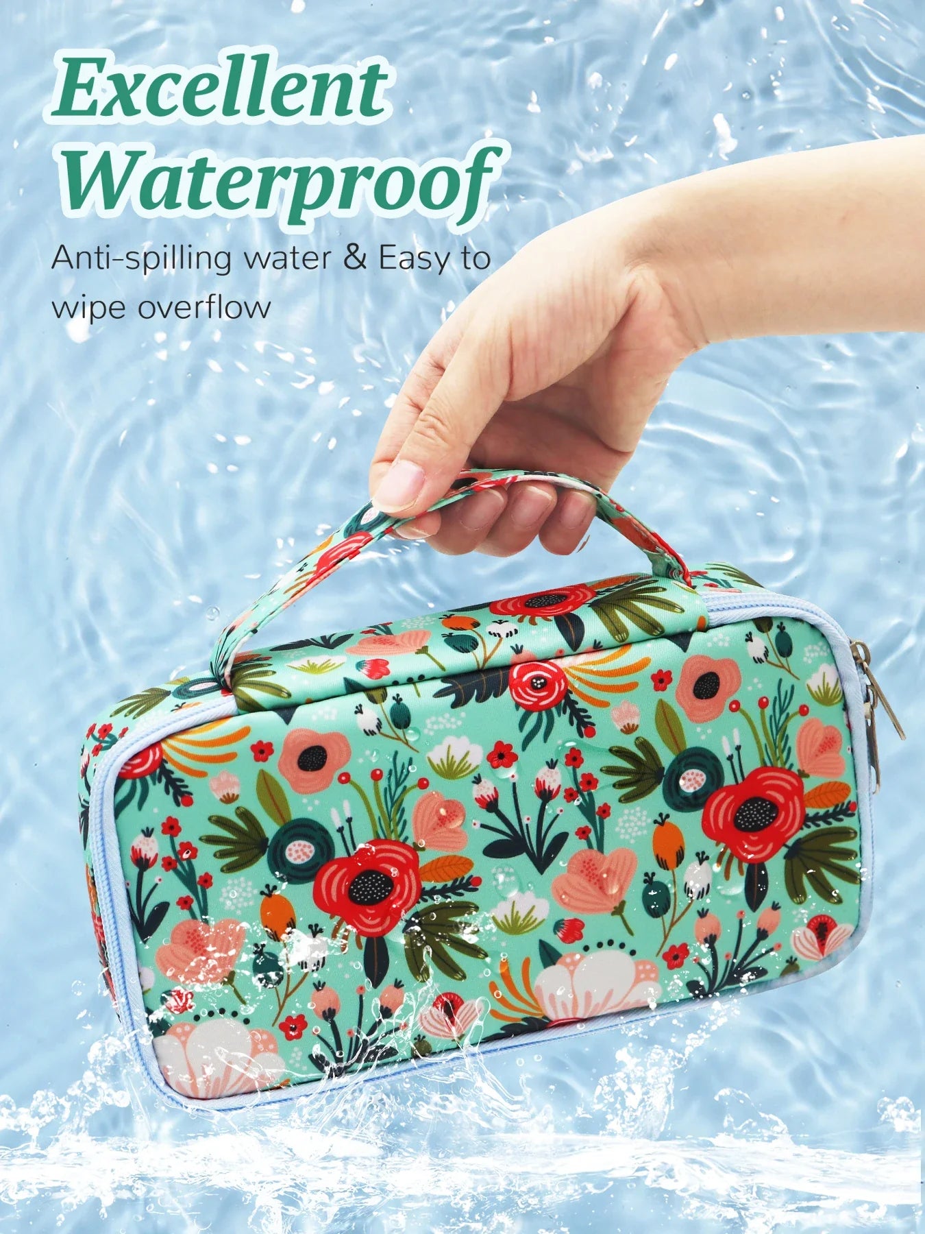 Large Portable Insulin Cooler Bag – Lightweight Durable Travel Cooler for Outdoor Camping and Travel