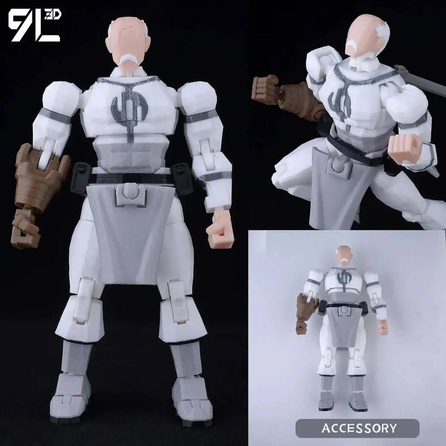 3D Printed Invincible 2.0 Superheroes Action Figures – Multi-Jointed Anime Toy Model Ornaments Gifts