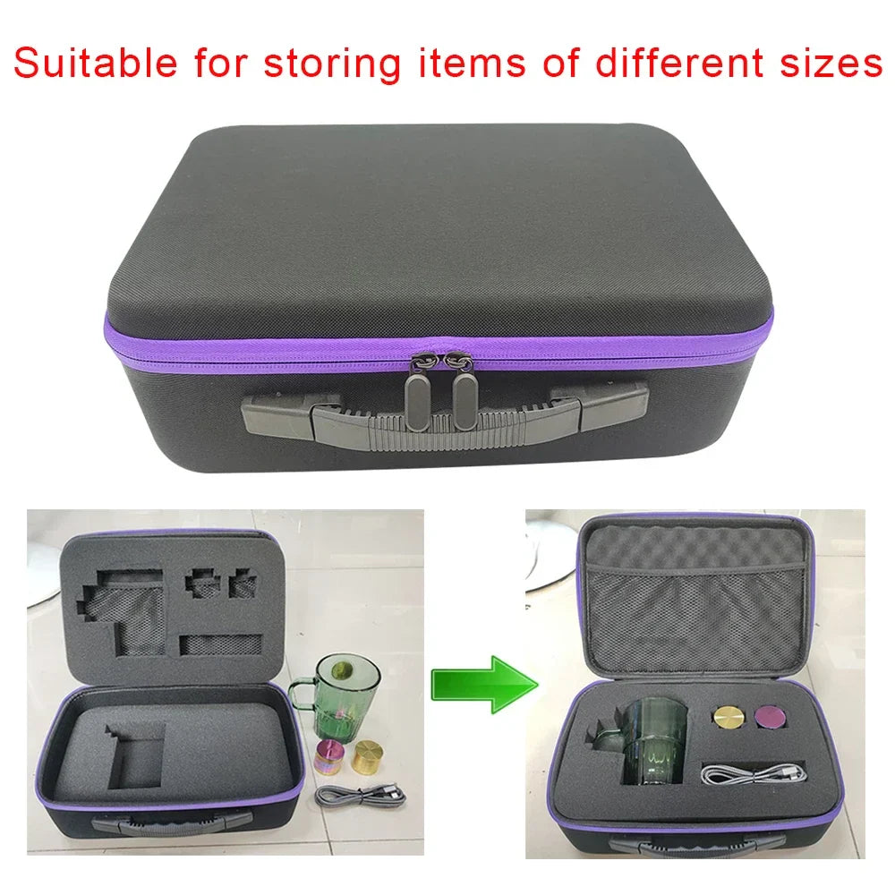 DIY Foam Hard Carry Case Storage Bag – Shockproof Travel Zipper Organizer for Camera & Outdoor Tool Accessories