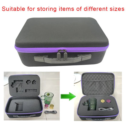 DIY Foam Hard Carry Case Storage Bag – Shockproof Travel Zipper Organizer for Camera & Outdoor Tool Accessories