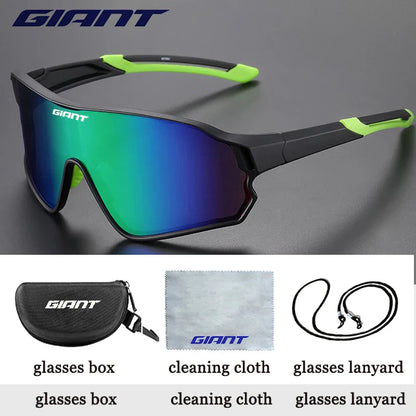 GIANT Cycling Glasses – UV400, Anti-Fog REVO Lenses, HD Clarity, Cateye Design