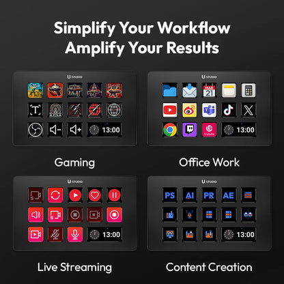 Ulanzi D200 Production Console – Studio Controller for Gaming, Livestreaming & Content Creation
