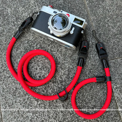 Nylon Rope Sling Quick Release Camera Strap – Wrist & Neck Shoulder Strap for Fujifilm, Sony, Nikon, Canon & Leica Mirrorless Cameras