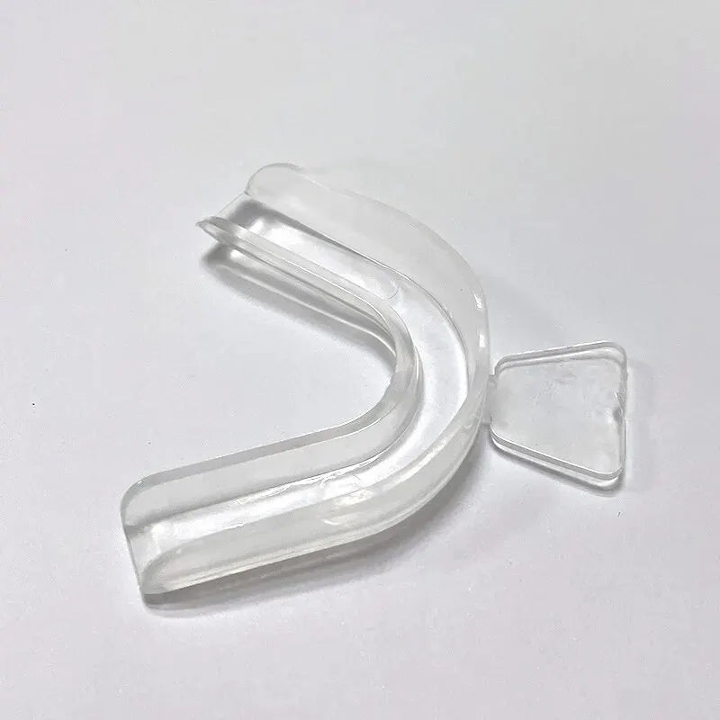 Silicone Dental Night Guard – Cold Light Whitening Braces Tray for Teeth Grinding Protection and Gum Cushion