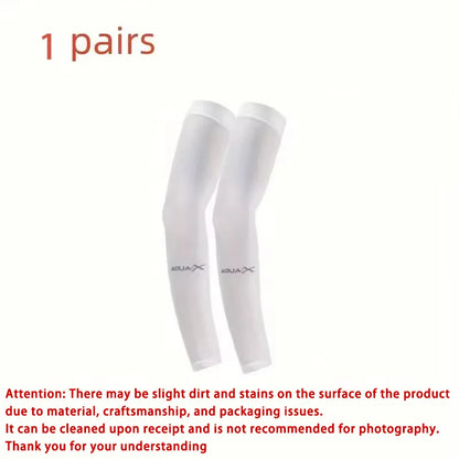 Breathable UV Sun Protection Arm Sleeves, 1/3 Pair Cooling Sports & Driving Outdoor Arm Guards for Summer Adventures