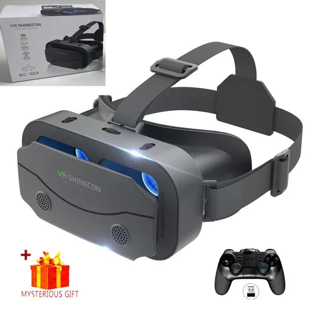 VR Glasses Virtual Reality Headset – 3D Lenses Smart Goggles for Smartphones, Mobile Game Accessory