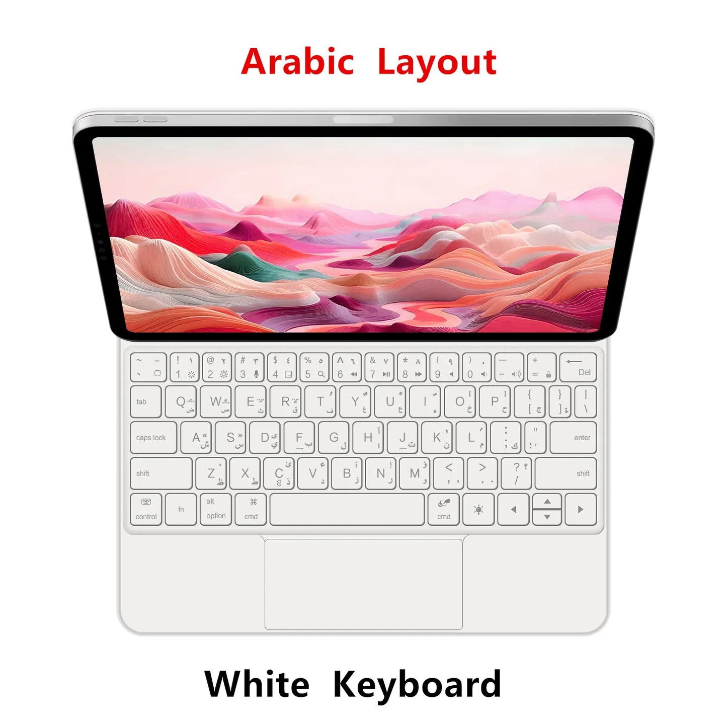 Backlight Magic Keyboard Case for iPad Pro 11/13 & iPad Air 11/13 Inch (2024) – M4/M2 Smart Folio Cover